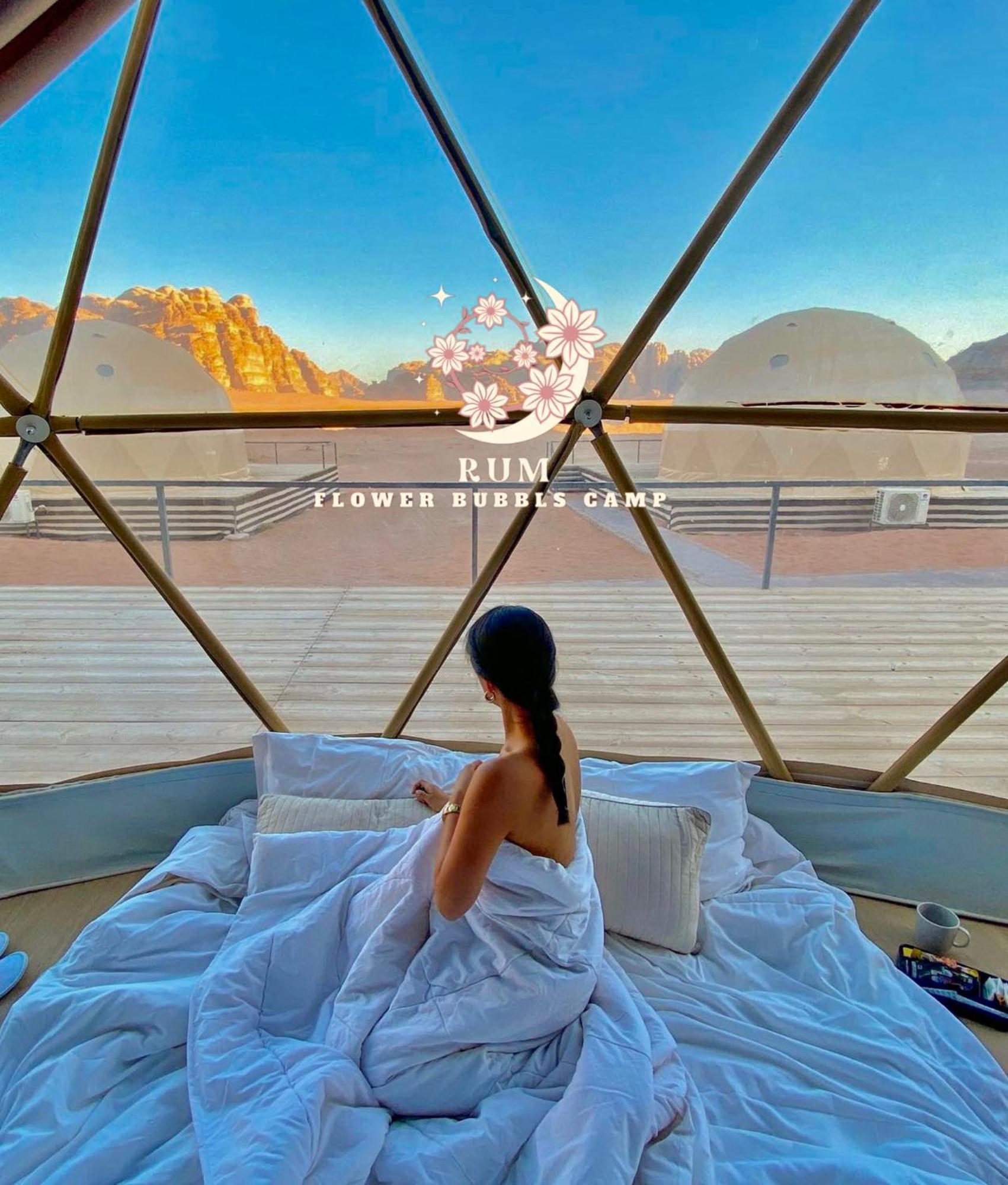 Rum Flower Bubbles Luxury Camp 와디럼 외부 사진
