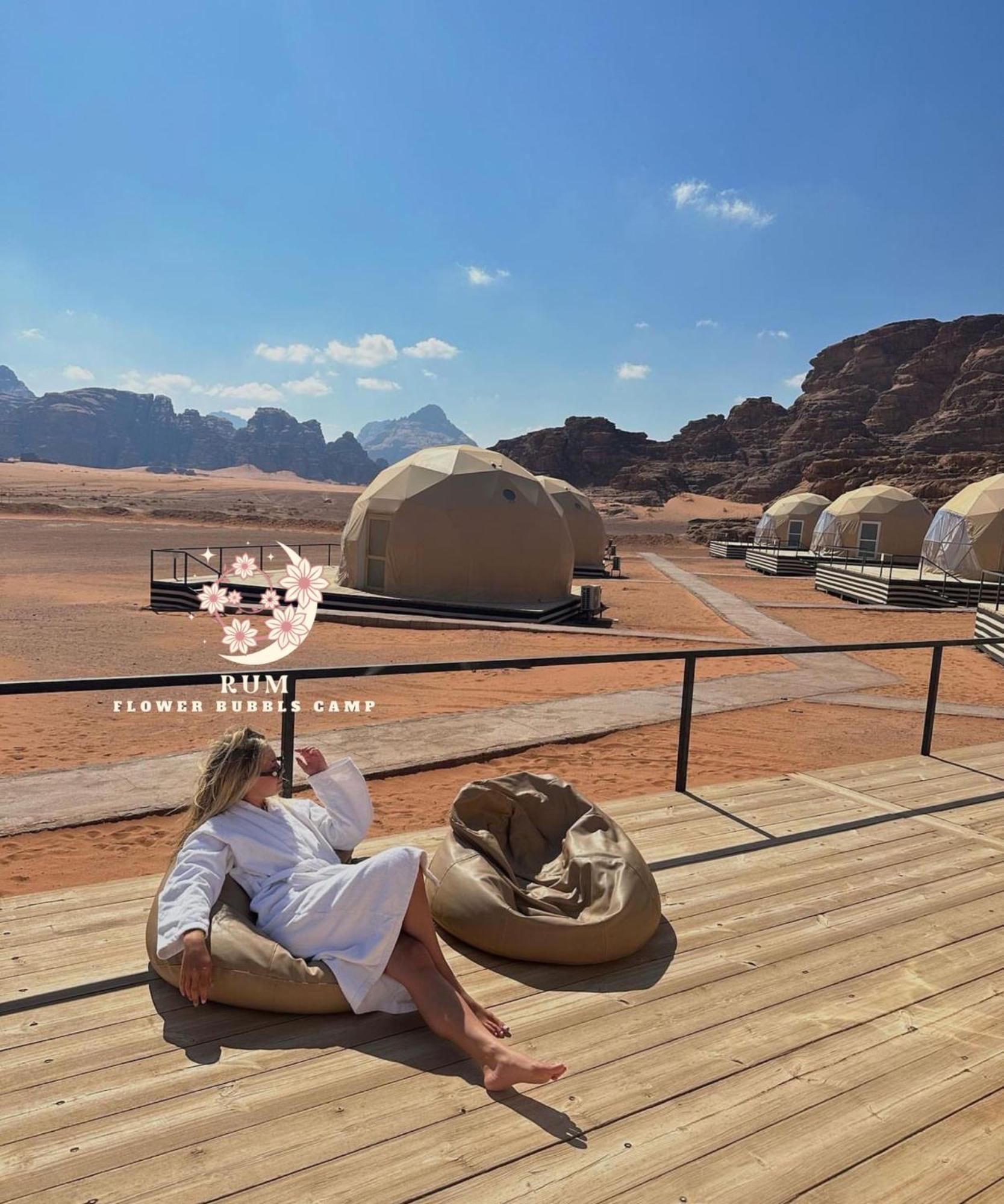Rum Flower Bubbles Luxury Camp 와디럼 외부 사진