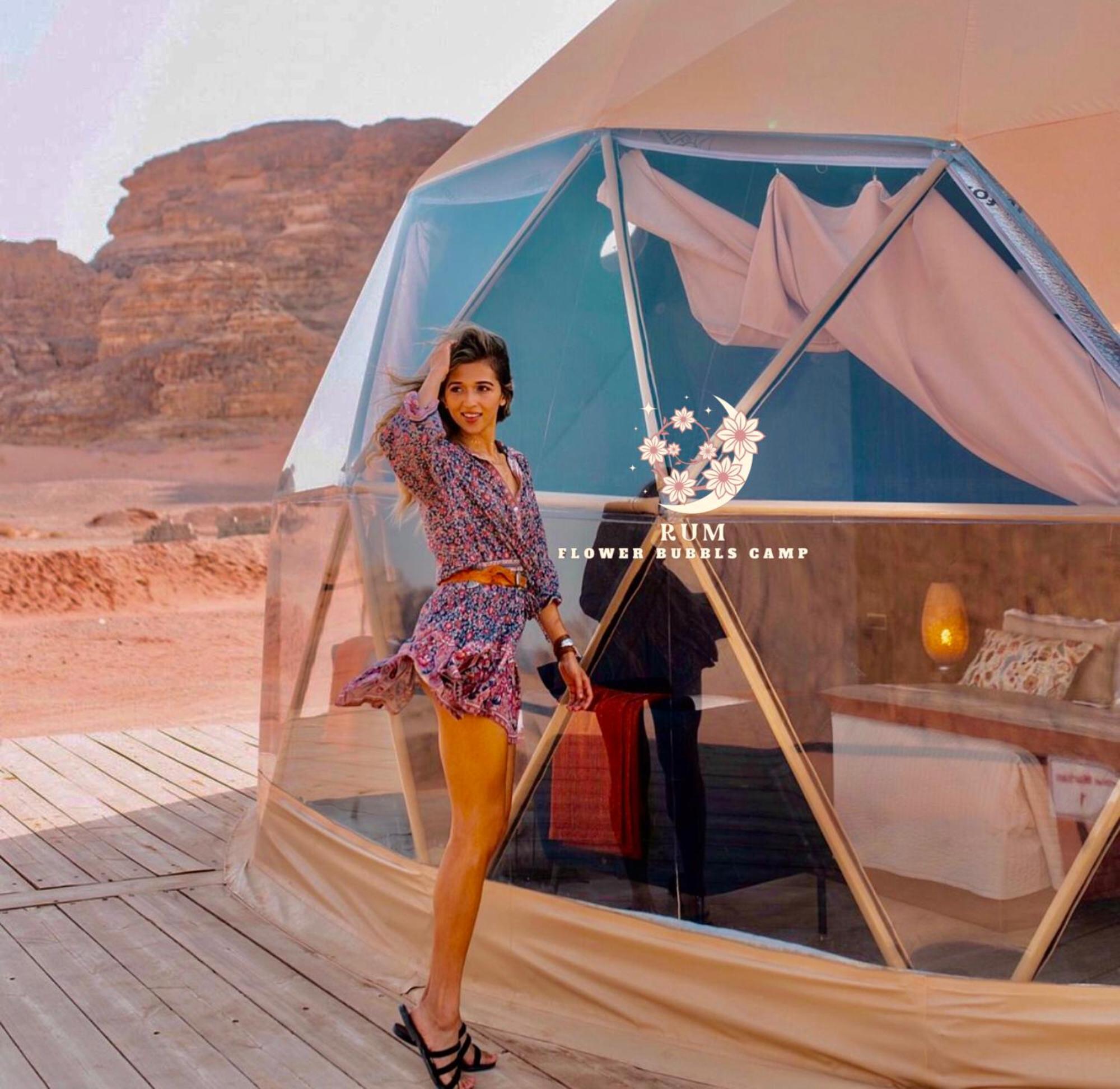 Rum Flower Bubbles Luxury Camp 와디럼 외부 사진