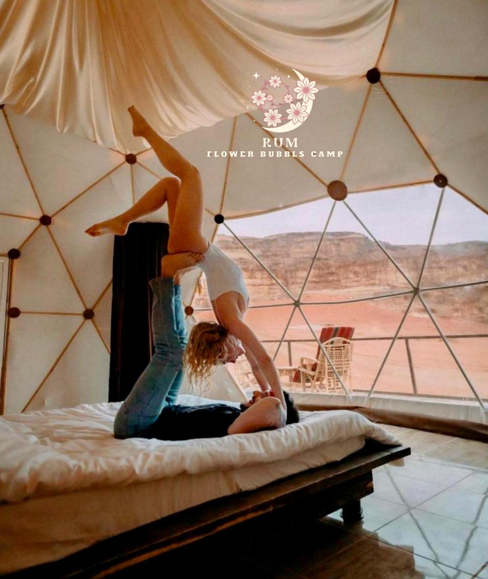 Rum Flower Bubbles Luxury Camp 와디럼 외부 사진
